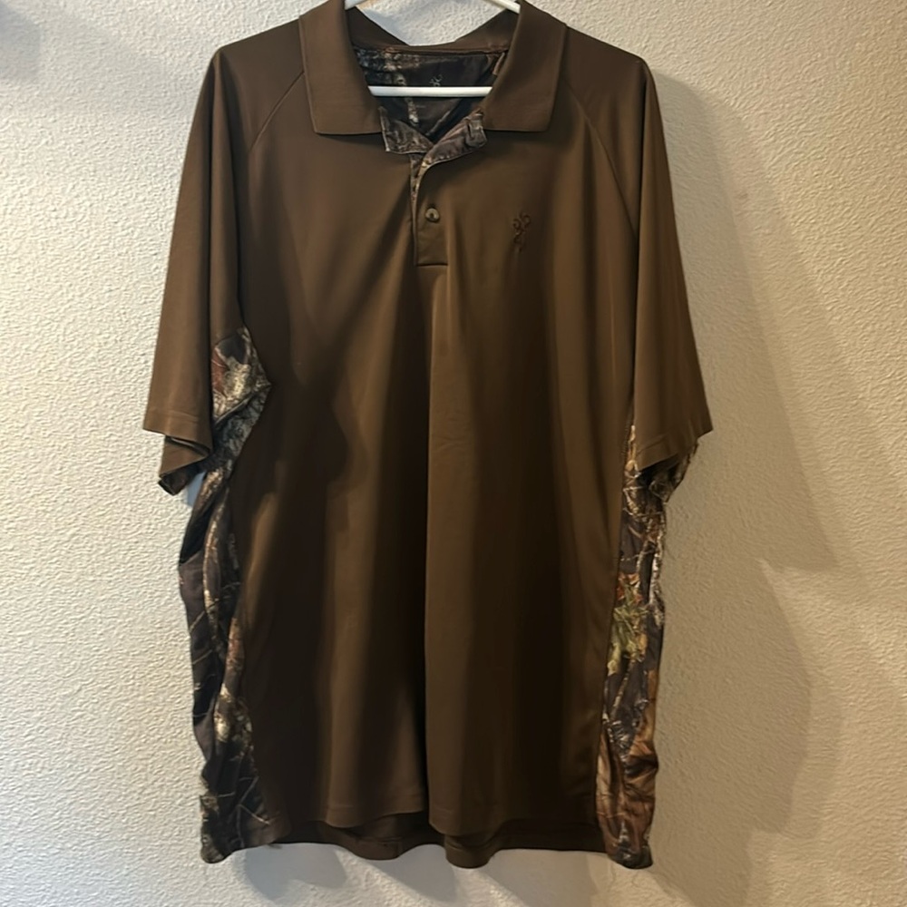 Browning camo polo size XXL